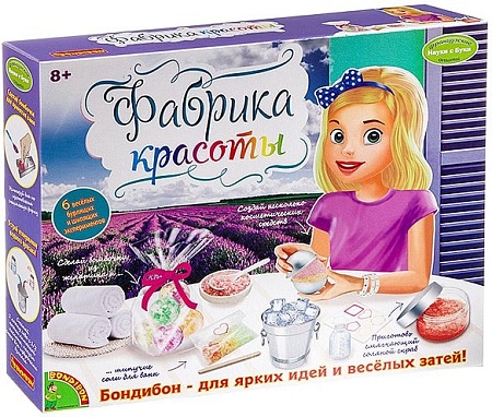 Набор для опытов Bondibon Науки с Буки Фабрика красоты ВВ3489
