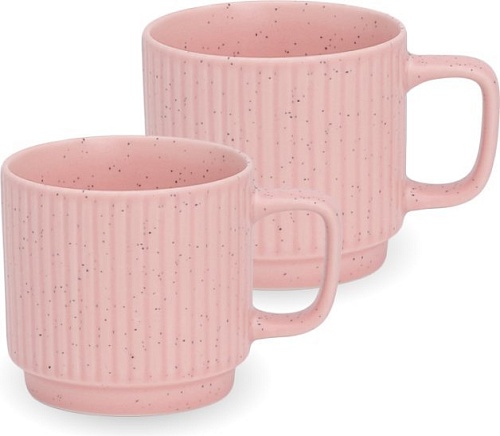 Набор кружек Mandarin Decor Лилинг DS22C231810D-320-2P (2шт, розовый)