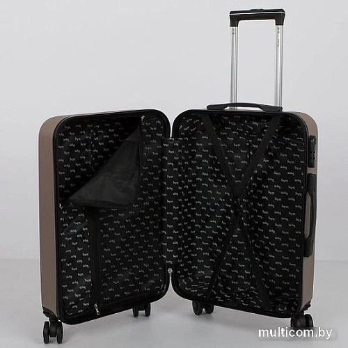 Чемодан-спиннер Mr.Bag 338-9102/5-22TAP (кофе)