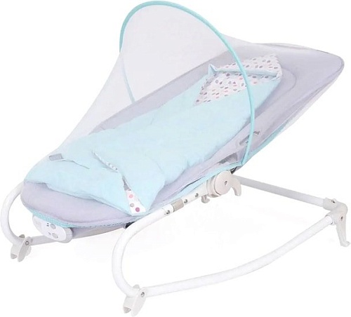 Шезлонг Nuovita Mellare M1 (серо-бирюзовый круг)