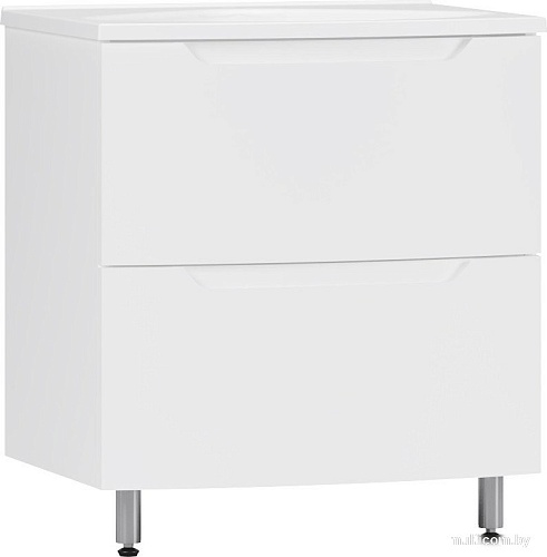 Belux Тумба под умывальник Ганновер Н 60-02 (1, белый глянец)