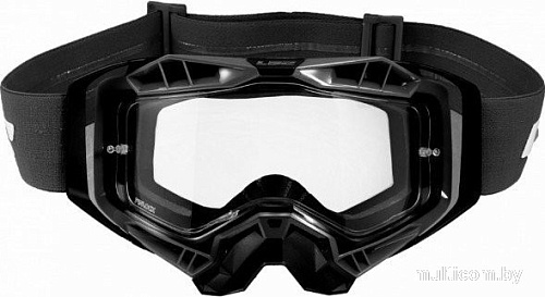 LS2 Aura Goggle (Black/Clear Visor)