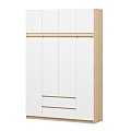 Шкаф распашной Soma ШК-4 160-235 (дуб сонома/белый)