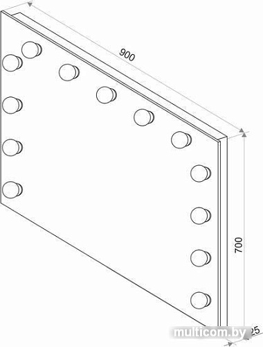 Континент 13 ламп 90x70