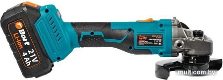 Угловая шлифмашина Bort BWS-21LI (с 2-мя АКБ, кейс)