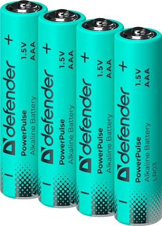 Батарейка Defender LR03-4BL