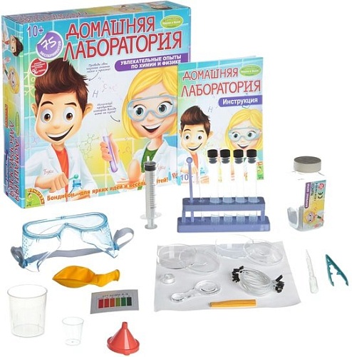 Набор для опытов Bondibon Науки с Буки Домашняя лаборатория ВВ1215