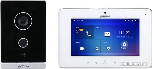 Комплект видеодомофона Dahua DHI-KTW01