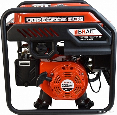 Бензиновый генератор Brait BR5000iOEL