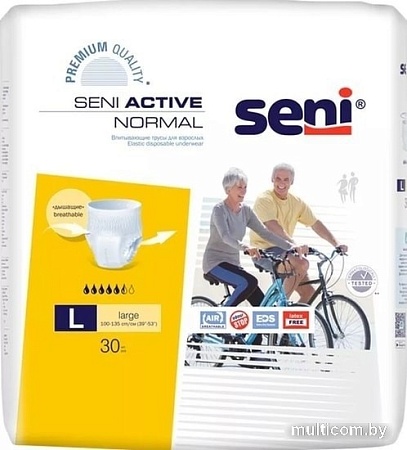 Трусы-подгузники Seni Active Normal L (30 шт)