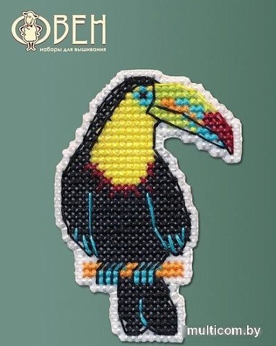Набор для вышивания Овен Значок-тукан 1318