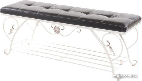 Банкетка AMC 3.3-Д с полкой коричневый