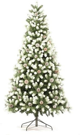 Ель Царь Елка Русская красавица заснеженная с шишками 1.8 м