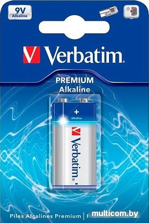 Батарейки Verbatim 9V Premiim Alkaline 49924