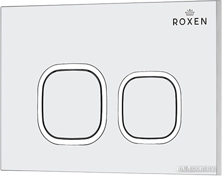 Унитаз подвесной Roxen Porto в комплекте с инсталляцией StounFix Slim 6 в 1 538465 (кнопка: белый глянец)