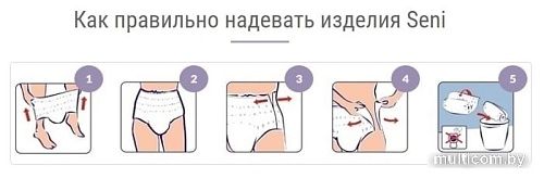 Трусы-подгузники Seni Active Normal M (30 шт)