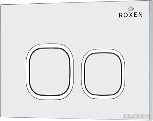 Унитаз подвесной Roxen Porto в комплекте с инсталляцией StounFix Slim 6 в 1 538465 (кнопка: белый глянец)