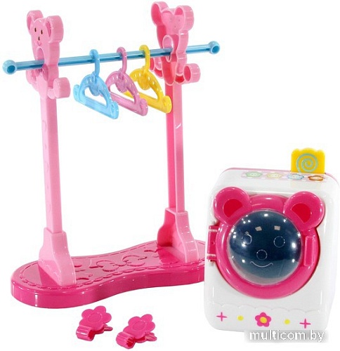 Стиральная машина игрушечная Kawaii Mell Прачечная для куклы 512616