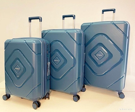 Чемодан-спиннер Mironpan 23104 58 см (синий)