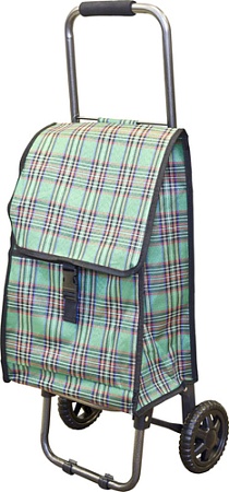 Сумка-тележка Рыжий кот D203 Клетка