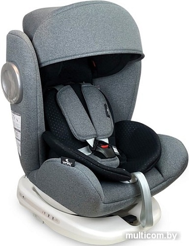 Автокресло Lorelli Lusso SPS Isofix 2019 (серый/черный)