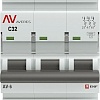 Выключатель автоматический EKF Averes AV-6 3P 32A (C) 6kA mcb6-3-32C-av