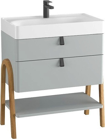 Lauter Тумба под умывальник Estel 70 (светло-серый п/мат)
