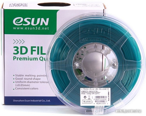 Esun PLA+ 1.75 мм 1000 г (зеленый)