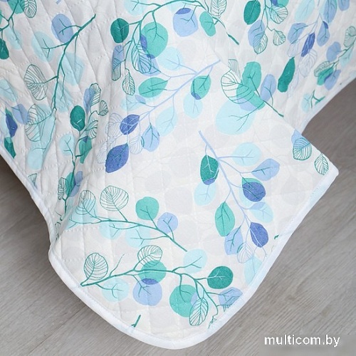 Покрывало Атра Эвкалипт 180x210 10435347 (б/з синий)
