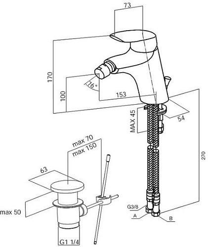 Смеситель AM.PM F5383164