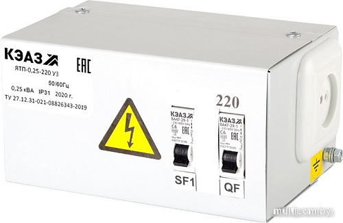 Ящик силовой КЭАЗ ЯТП-0.25-220 У3 296235