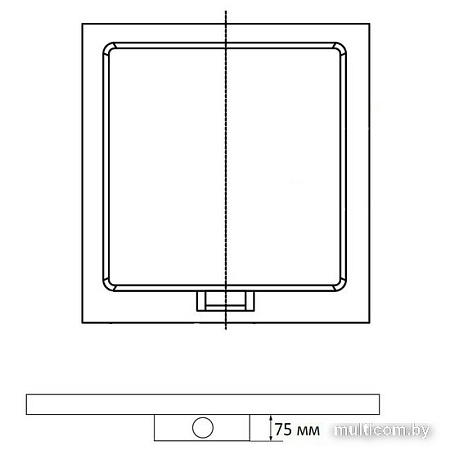 Душевой поддон RGW STA-01B 16330199-04 90x90