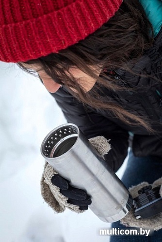 Термокружка Klean Kanteen TKWide Cafe Cap Brushed Stainless 1008312 473 мл