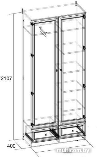 Глазов Paola 72 Стандарт (ясень анкор светлый)