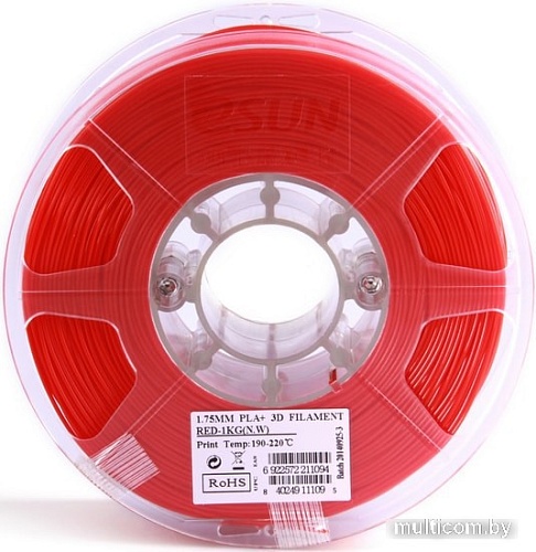 eSUN PLA+ 1.75 мм 1000 г (красный)