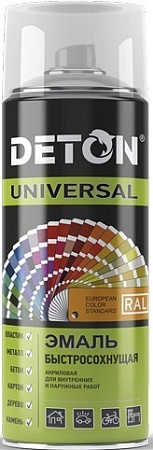 Эмаль Deton Universal Акриловая RAL 8017 0.52 л (шоколадно-коричневый)