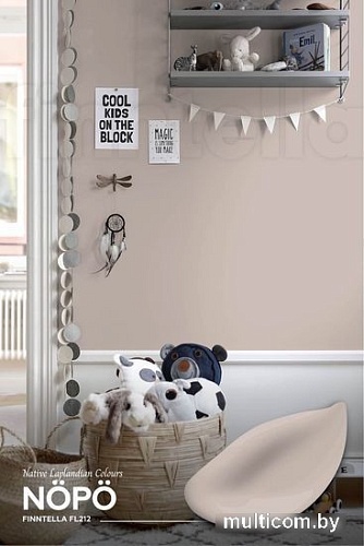 Краска Finntella Foxy Lapselli Matte Nopo F-50-1-3-FL212 2.7 л (бежевый)