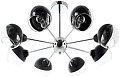 Люстра средней высоты Aitin Pro НПБ 02-8х40-105 RH16049B/8 (хром/черный)