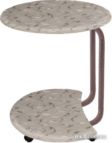 Приставной столик Древпром Придиванный ДП1-03-08 (арабискат/лаванда бронзовая)