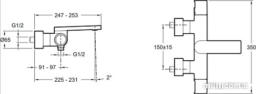 Смеситель Jacob Delafon Composed E73110-CP (хром)