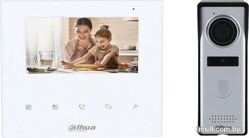 Комплект видеодомофона Dahua DHI-KTA04