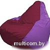 Кресло-мешок Flagman Груша Супер Мега 4XL Г5.1-302 (бордовый/сиреневый)
