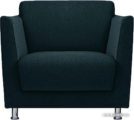 Интерьерное кресло Brioli Куно (рогожка, J17 темно-синий)