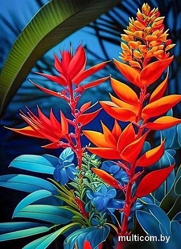 Картина по номерам Молли Тропические цветы 40x50 FHR0633