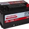 Автомобильный аккумулятор Dynamatrix EFB R+ (65 А·ч)