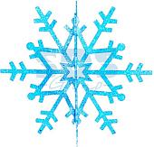 Елочные игрушки Neon-night Снежинка резная 3D (61 см, синий) [502-363]