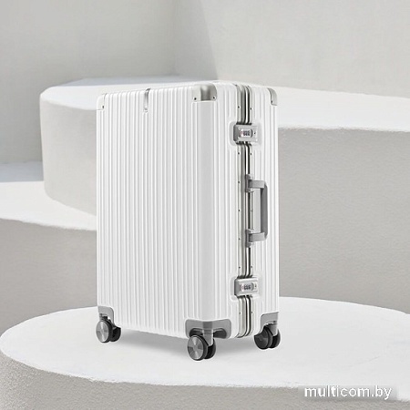 Чемодан-спиннер Ninetygo All-round Guard Luggage 24" (белый)
