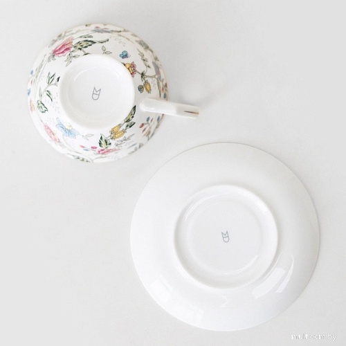 Чашка с блюдцем Mandarin Decor Скарлетт DS14F18118-220-2W