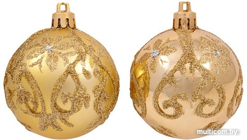 Елочные игрушки Волшебная страна PBD6-6-834-G 6 шт