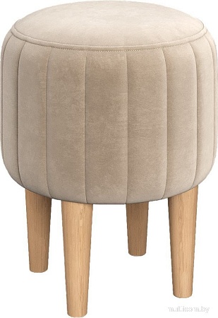 Пуфик Mio Tesoro Амма круглый (бежевый №18)